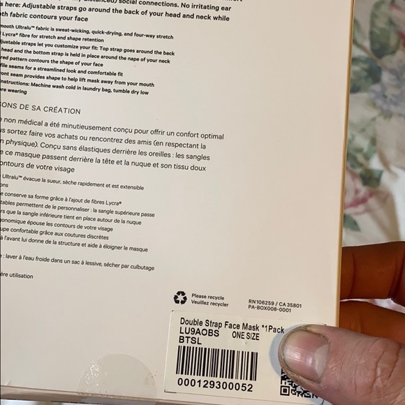 Lululemon mask new - Picture 1 of 4